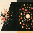 A conceptual diagram contrasting two ideology models side by side. The left panel shows scattered, disconnected colored dots against cream and black backgrounds, representing the unstructured "salad bar" mix of beliefs. The right panel shows an organized network of interconnected nodes radiating from a large luminous central sphere, illustrating a structured ideology with a stable sacred core surrounded by linked peripheral operational components.