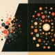 A conceptual diagram contrasting two ideology models side by side. The left panel shows scattered, disconnected colored dots against cream and black backgrounds, representing the unstructured "salad bar" mix of beliefs. The right panel shows an organized network of interconnected nodes radiating from a large luminous central sphere, illustrating a structured ideology with a stable sacred core surrounded by linked peripheral operational components.